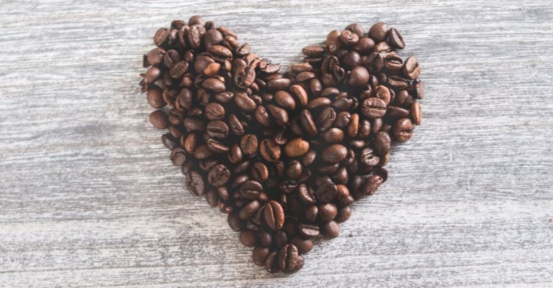 Coffee Beans - Flatlay Photo of Heart Shaped Coffee Beans