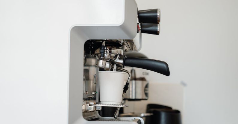 Coffee Maker - Photo of White Cup on Espresso Machine