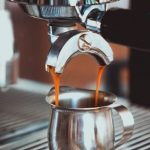 Coffee Maker - Photo of Stainless Cup on Espresso Machine