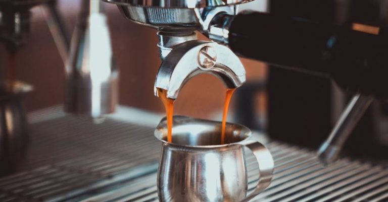 Coffee Maker - Photo of Stainless Cup on Espresso Machine